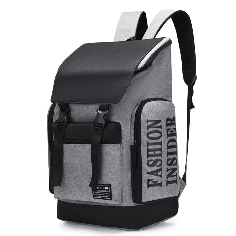 A stylish and functional Business Backpack for Men, featuring a large capacity design, made from durable nylon with multiple compartments for organization.