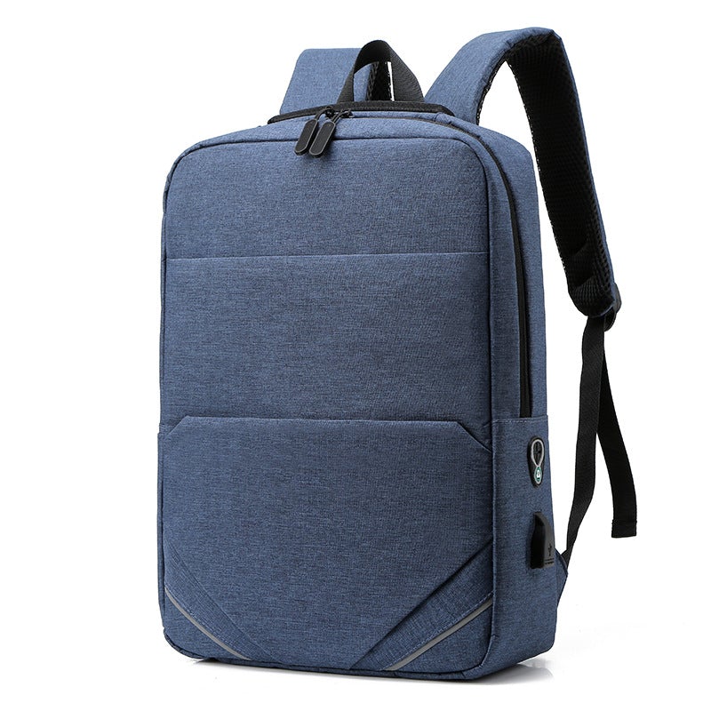 Casual computer backpack for men and women, featuring a sleek design, durable polyester material, and multiple pockets for organization.