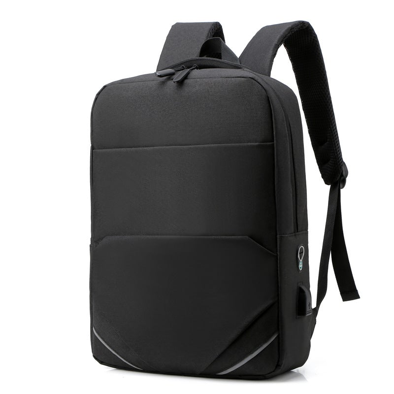 Casual computer backpack for men and women, featuring a sleek design, durable polyester material, and multiple pockets for organization.