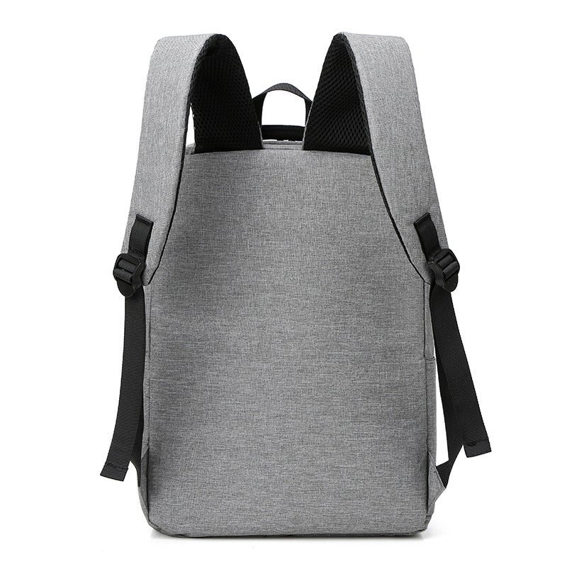 Casual computer backpack for men and women, featuring a sleek design, durable polyester material, and multiple pockets for organization.