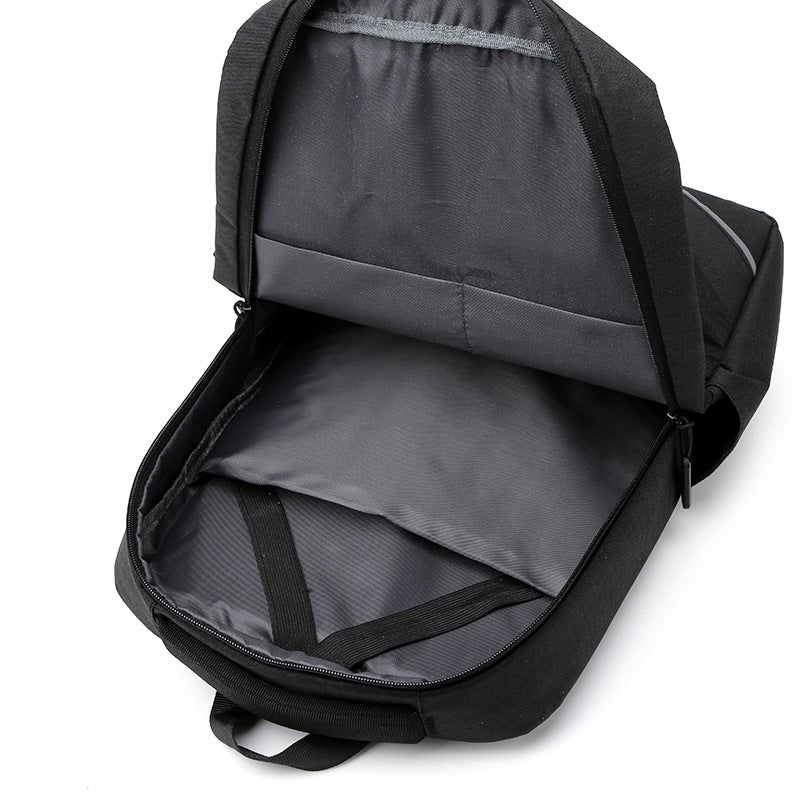 Casual computer backpack for men and women, featuring a sleek design, durable polyester material, and multiple pockets for organization.