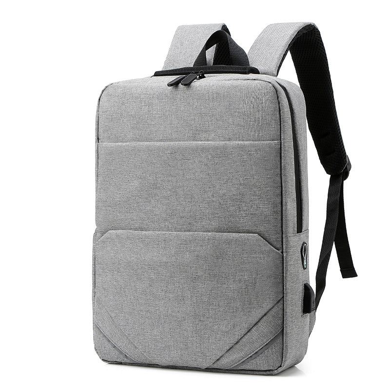Casual computer backpack for men and women, featuring a sleek design, durable polyester material, and multiple pockets for organization.