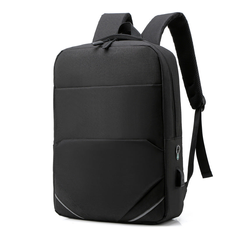 Casual computer backpack for men and women, featuring a sleek design, durable polyester material, and multiple pockets for organization.