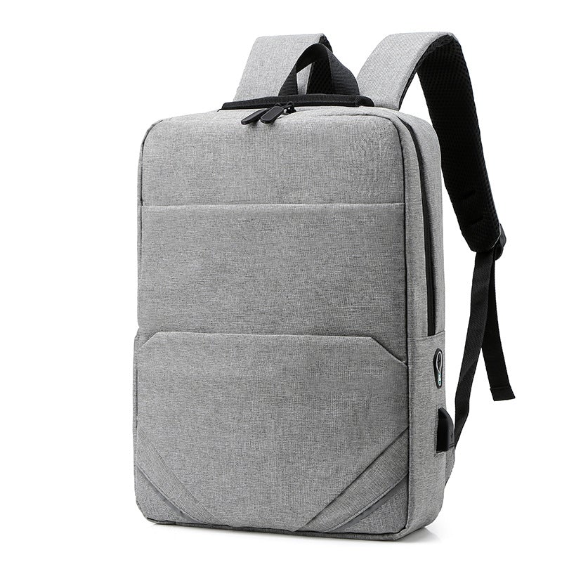 Casual computer backpack for men and women, featuring a sleek design, durable polyester material, and multiple pockets for organization.