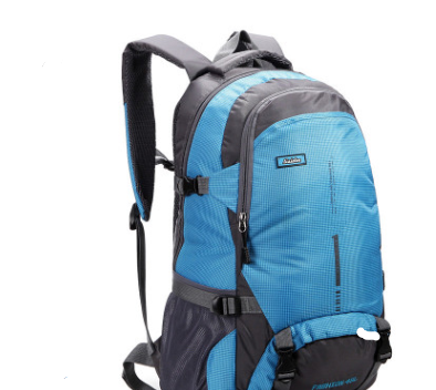 Casual Waterproof Breathable Leisure Travel Backpack in a stylish design, showcasing its large capacity and durable nylon material.