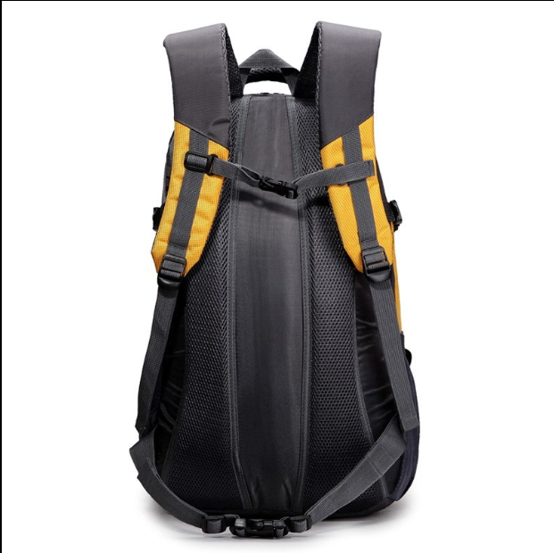 Casual Waterproof Breathable Leisure Travel Backpack in a stylish design, showcasing its large capacity and durable nylon material.