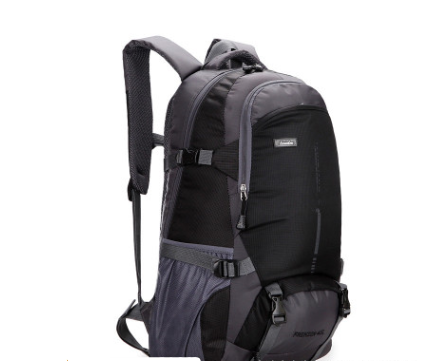 Casual Waterproof Breathable Leisure Travel Backpack in a stylish design, showcasing its large capacity and durable nylon material.