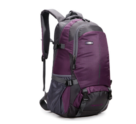 Casual Waterproof Breathable Leisure Travel Backpack in a stylish design, showcasing its large capacity and durable nylon material.