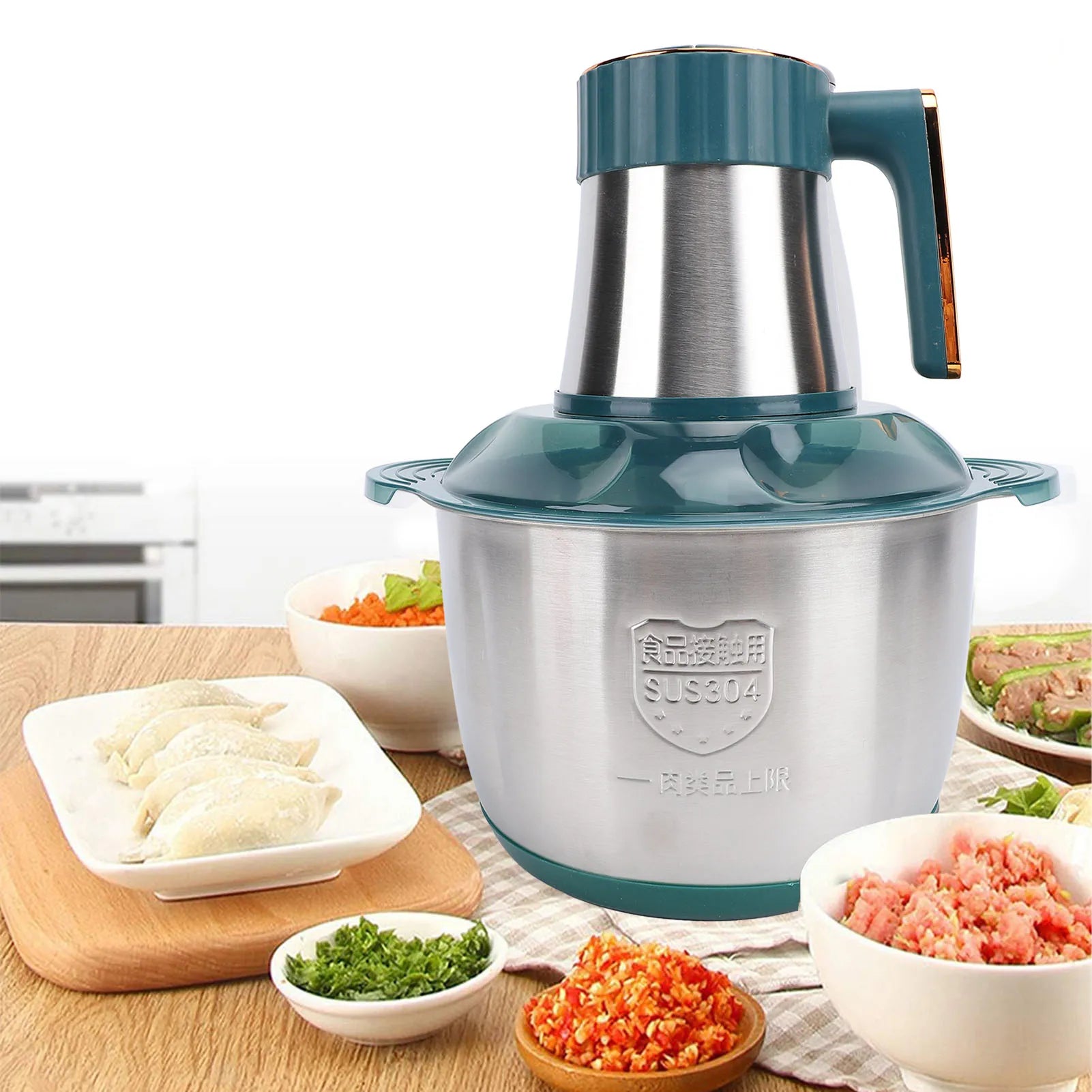 Main Electric Meat Grinder 500W 5L Stainless Steel Multifunctional Food image