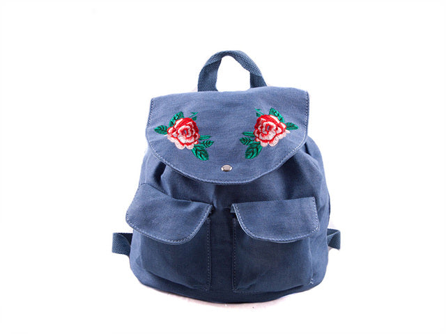 Main FLORAL EMBROIDERED BACKPACK image