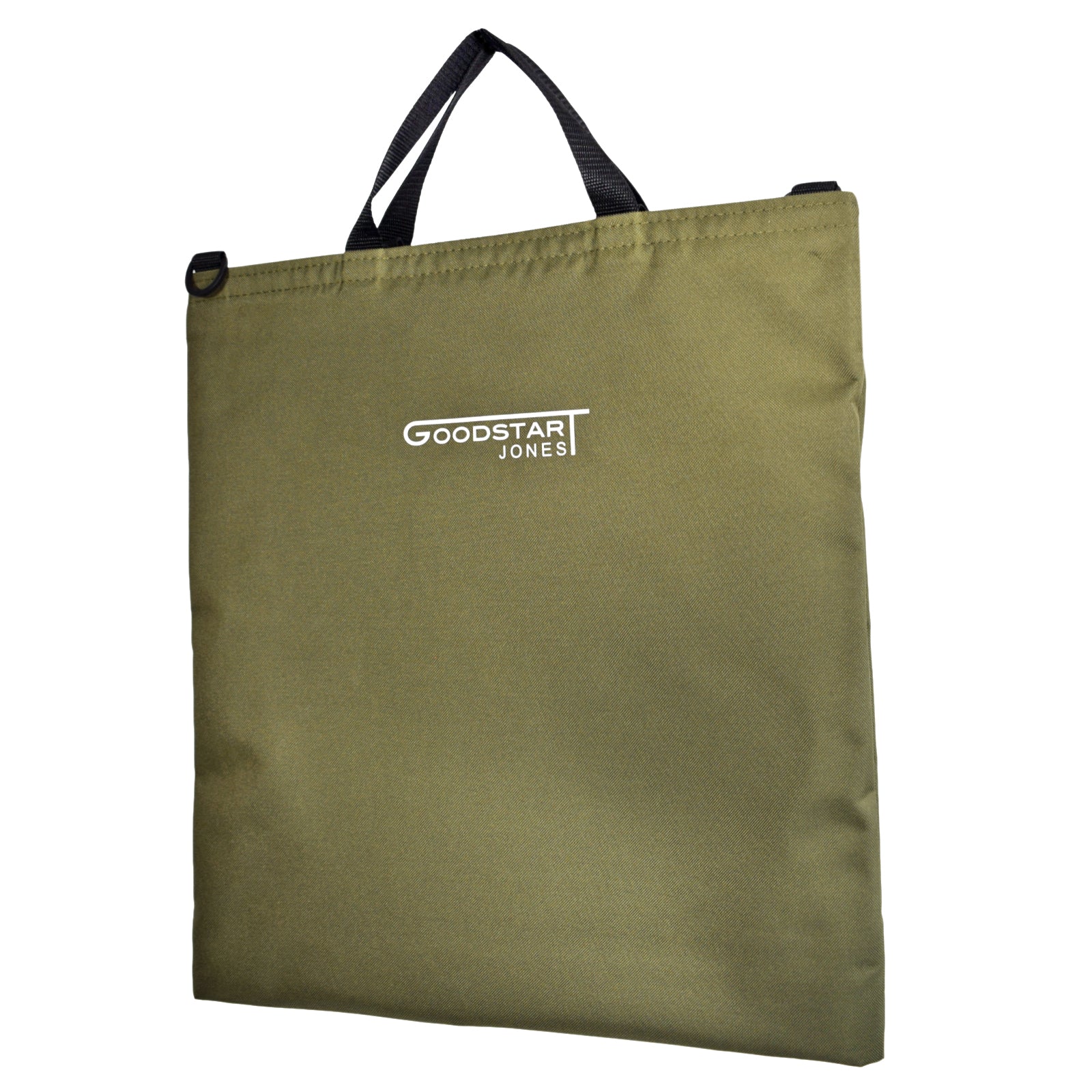 GoodDay Tote Bag in Olive Green with adjustable shoulder strap and two handles, showcasing its stylish and multifunctional design.