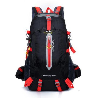High Quality Hiking Camping Mountaineering Backpack made of durable nylon, featuring a spacious design suitable for various outdoor activities.