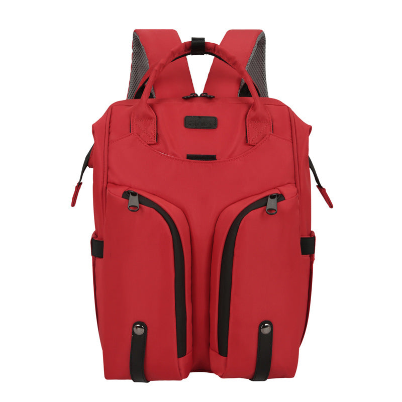 High Quality Korean Style Portable Backpack in a stylish design, featuring a soft surface and spacious interior for travel storage.