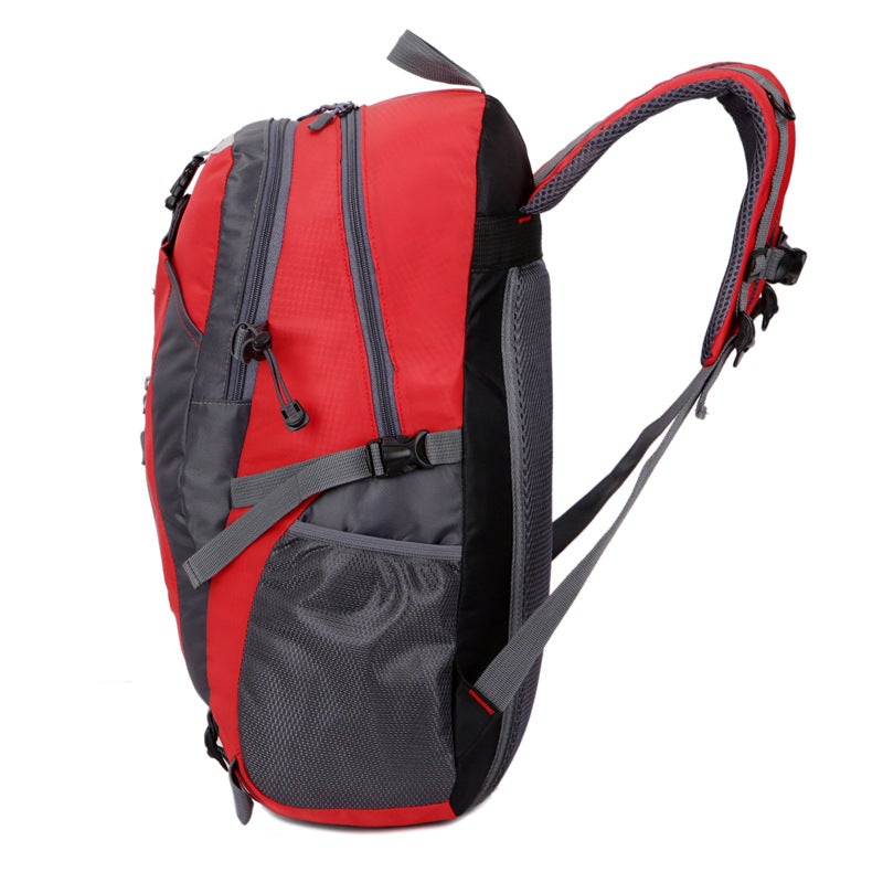 High Quality Light-weight Outdoor Hiking Backpack in a vibrant color, showcasing its durable nylon material and spacious design, ideal for outdoor adventures.