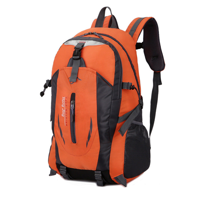 High Quality Light-weight Outdoor Hiking Backpack in a vibrant color, showcasing its durable nylon material and spacious design, ideal for outdoor adventures.