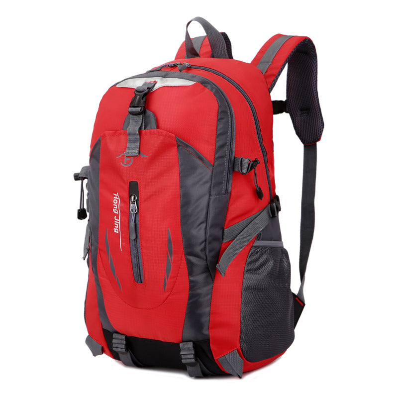 High Quality Light-weight Outdoor Hiking Backpack in a vibrant color, showcasing its durable nylon material and spacious design, ideal for outdoor adventures.
