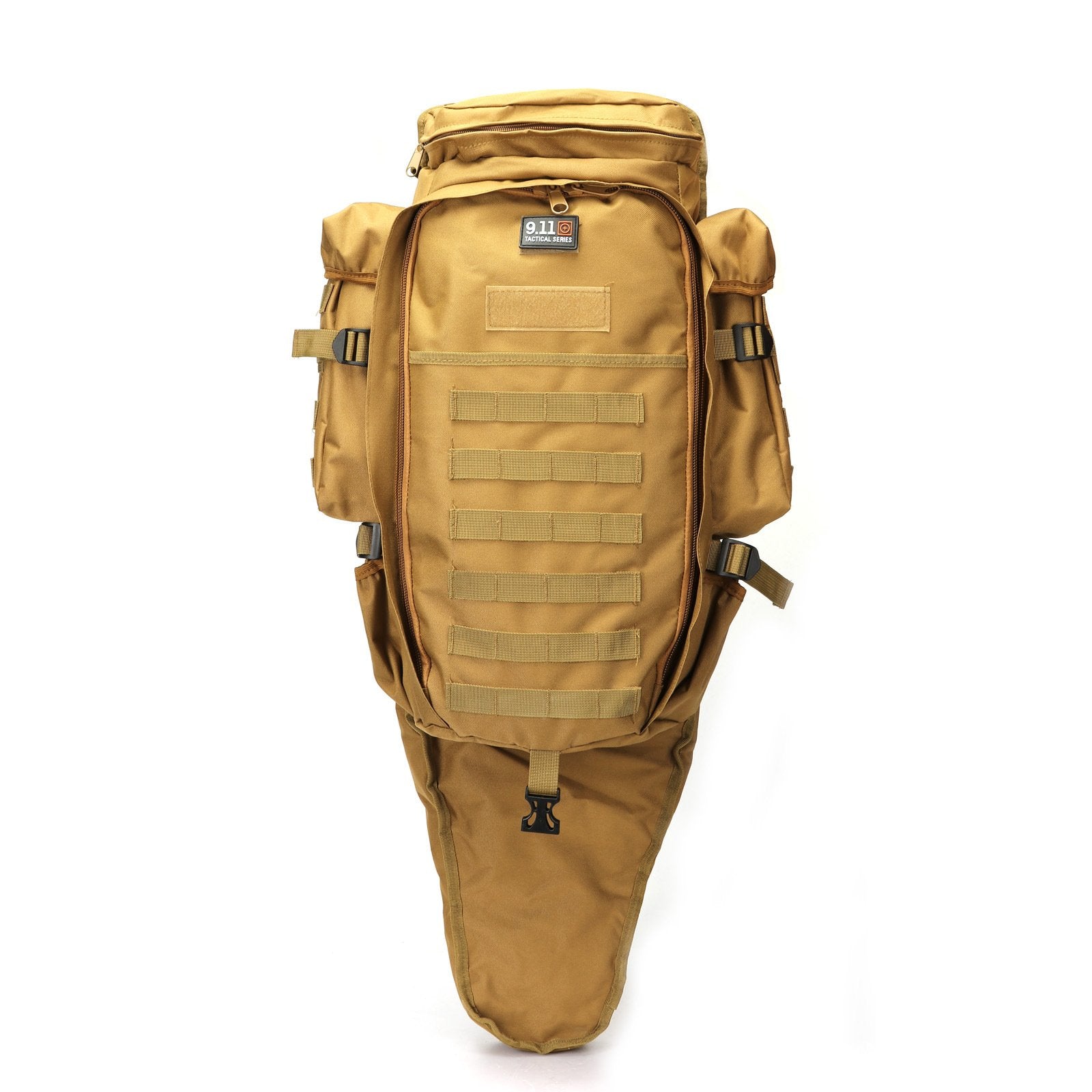 High Quality Mountaineering Camping Large Backpack with ergonomic design and extension bag for extra storage.