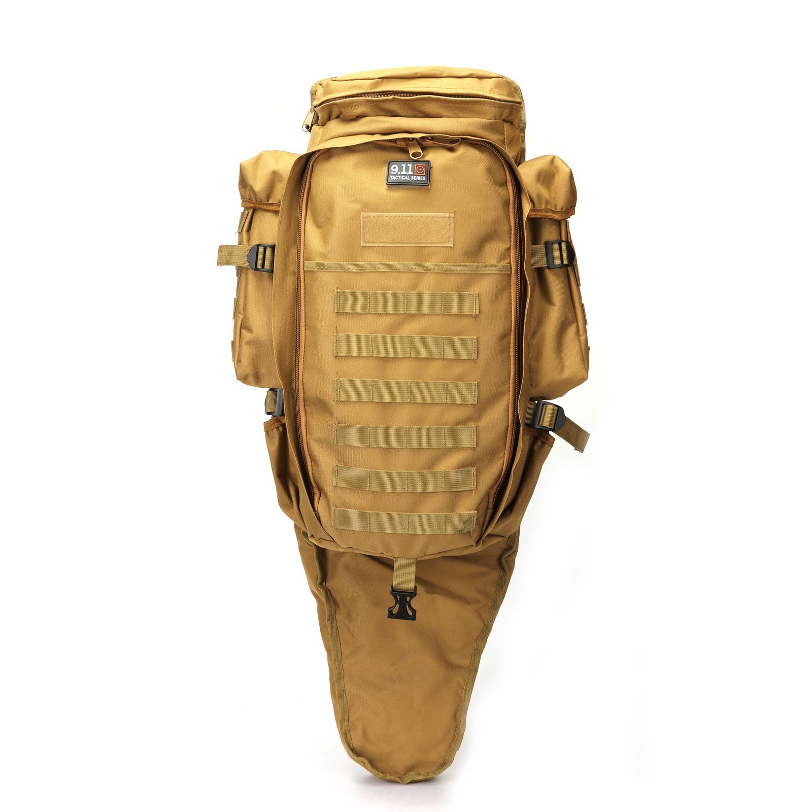 High Quality Mountaineering Camping Large Backpack with ergonomic design and extension bag for extra storage.
