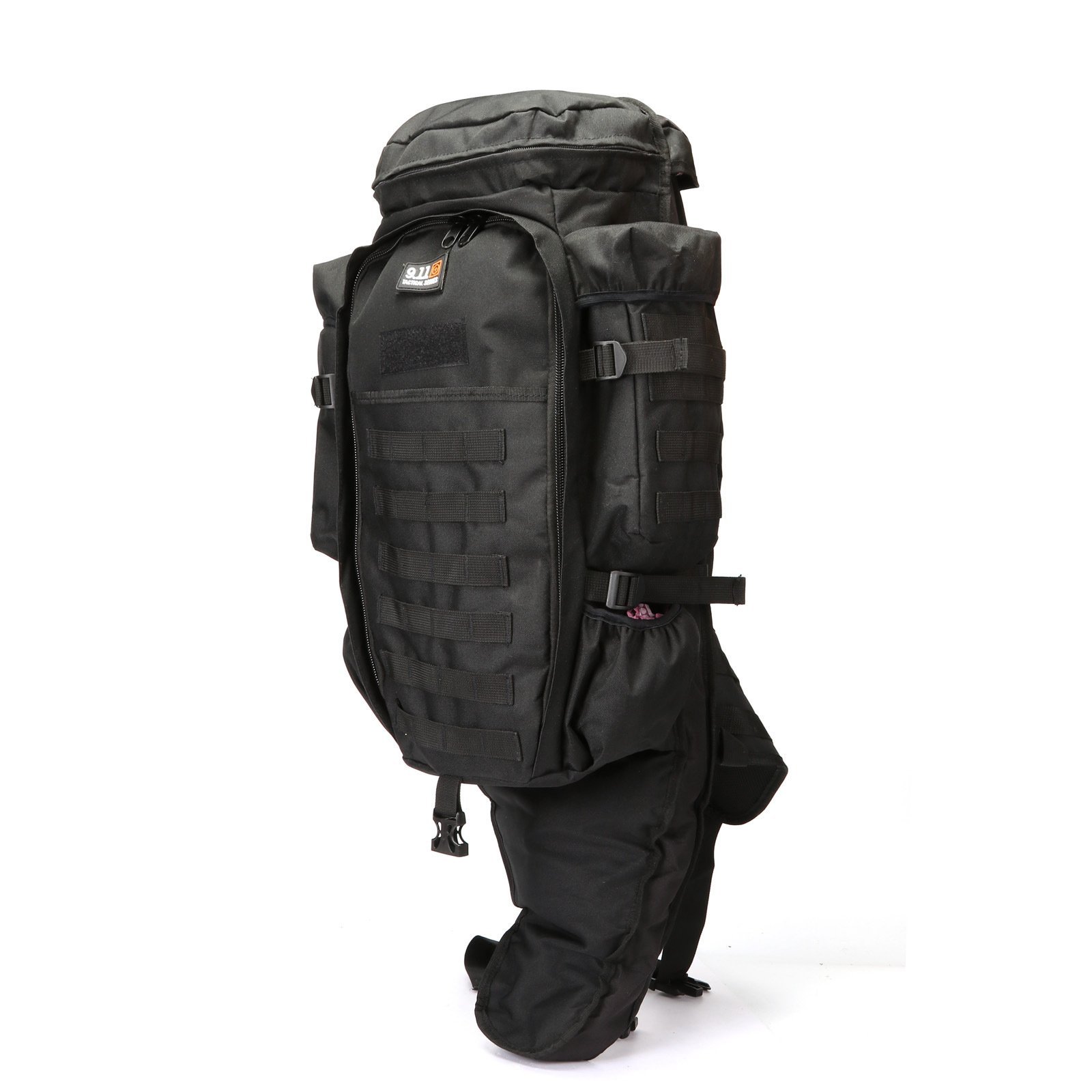 High Quality Mountaineering Camping Large Backpack with ergonomic design and extension bag for extra storage.
