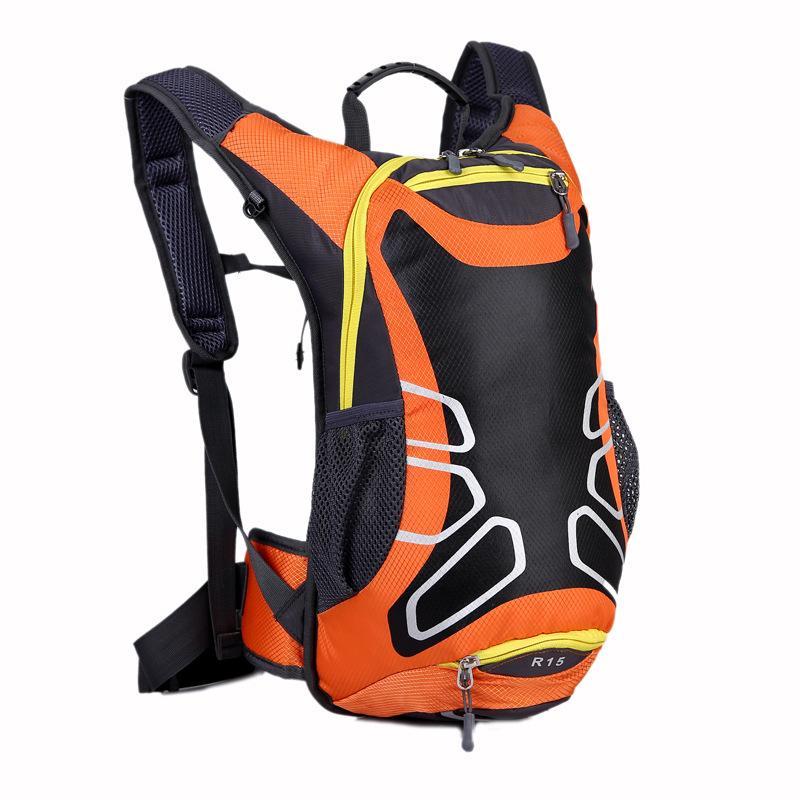 High Quality Riding Motorcycle Cycling Backpack made of tear-resistant nylon, featuring a spacious design and breathable straps for comfort.