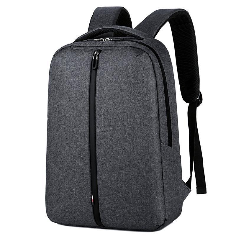 Large Business Laptop Backpack for Men and Women, featuring multiple compartments and a stylish design, made from durable waterproof Oxford cloth.