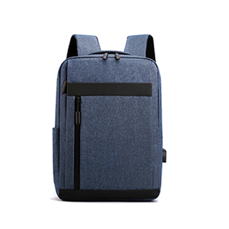 Men's multifunctional waterproof backpack made of nylon, featuring multiple pockets and a stylish design, ideal for business and everyday use.