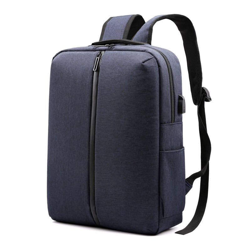 New Men's Business Backpack made of durable nylon, featuring multiple pockets and a sleek design, ideal for carrying laptops and daily essentials.