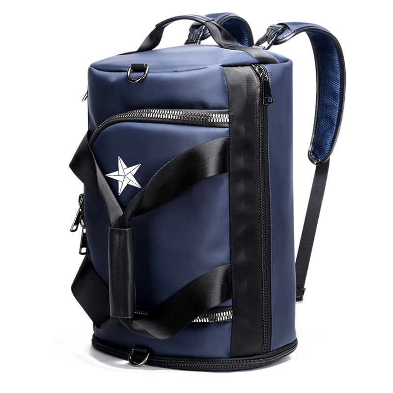 A stylish Portable Multifunctional Backpack designed for outdoor sports, featuring a detachable shoulder strap and durable fabric.