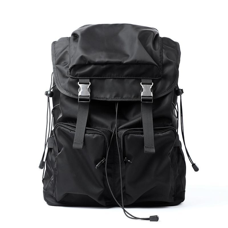 A versatile Tooling Multifunctional Backpack designed for men and women, featuring multiple compartments and a stylish Oxford spinning material.
