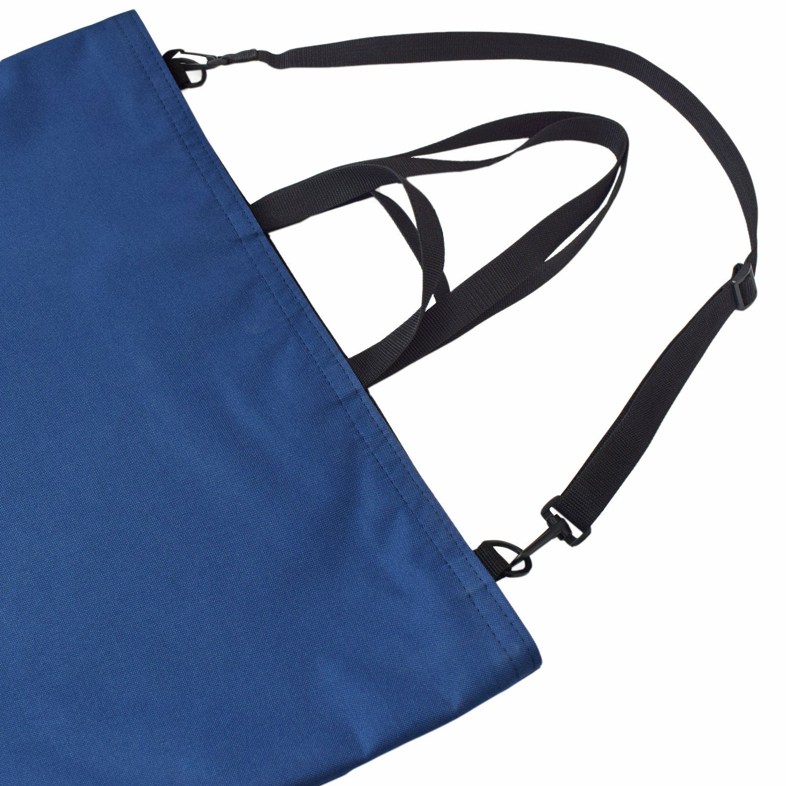 XL Tote Bag Shopper in blue, showcasing its spacious design and durable materials, perfect for shopping and travel.