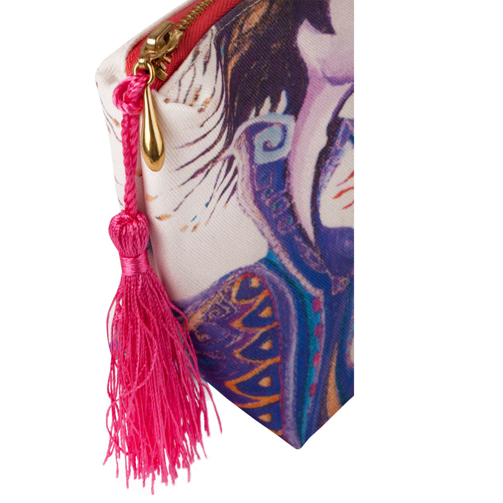 Bunte Biggdesign Love Damen Kosmetiktasche mit einzigartigem Design von Canan Berber, ideal für Kosmetika und Reisen.