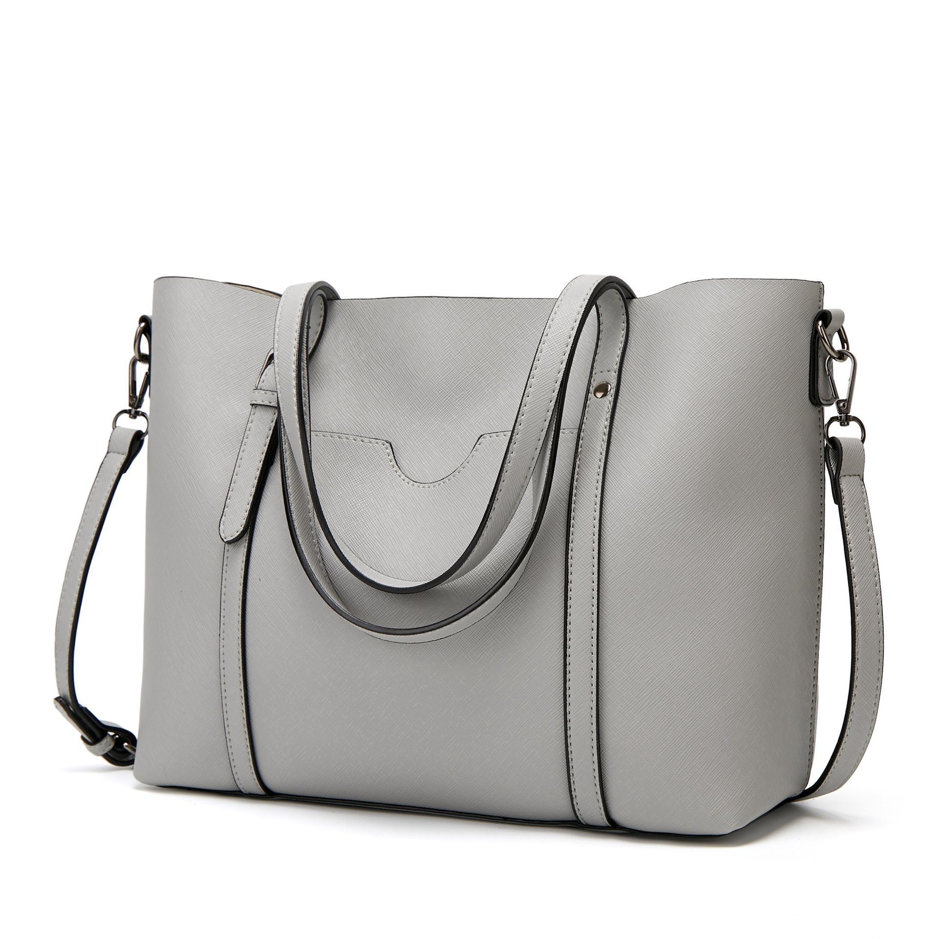 High Quality Ladies' Solid Color Shoulder Bag, featuring a sleek design in durable PU fabric, perfect for traveling and daily use.
