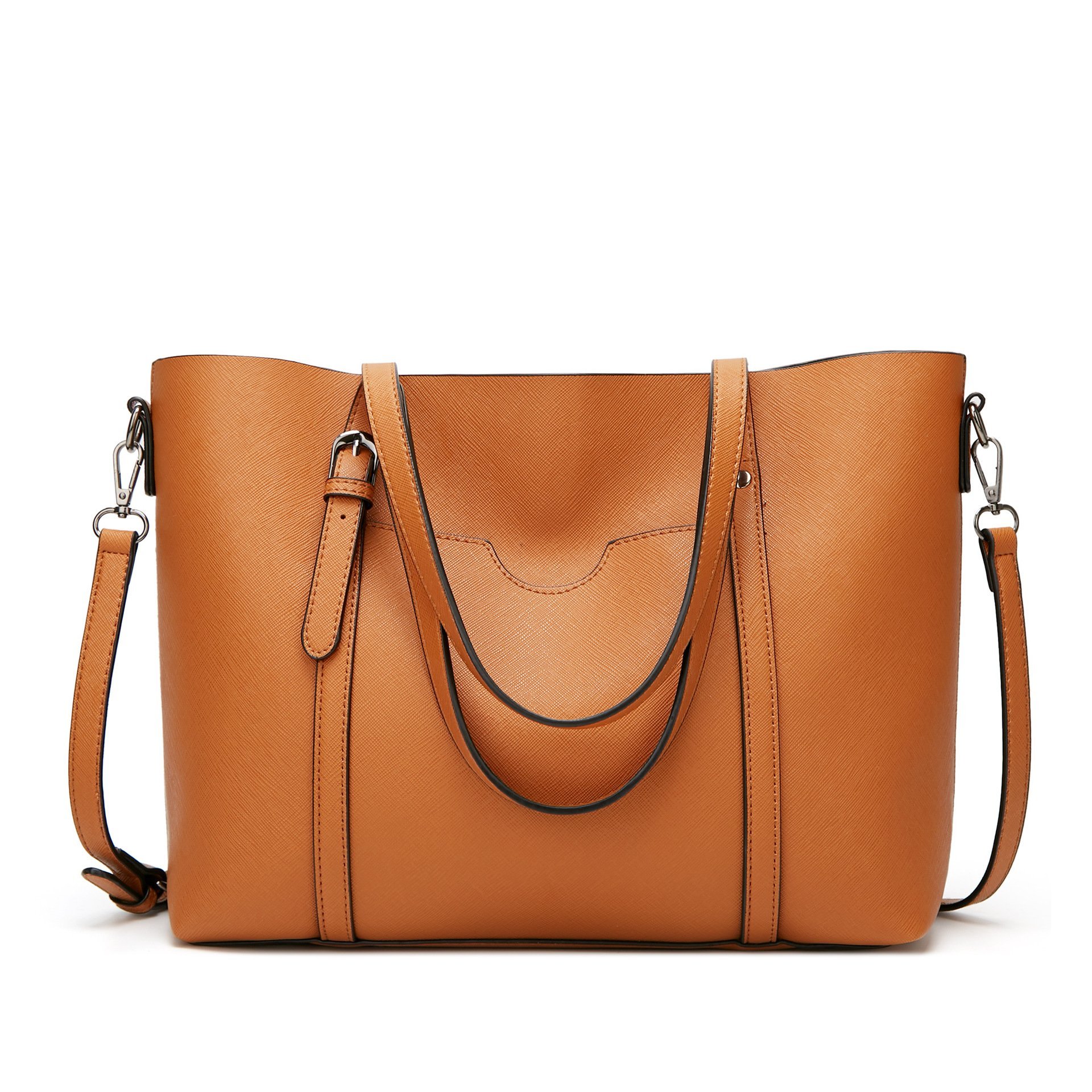 High Quality Ladies' Solid Color Shoulder Bag, featuring a sleek design in durable PU fabric, perfect for traveling and daily use.