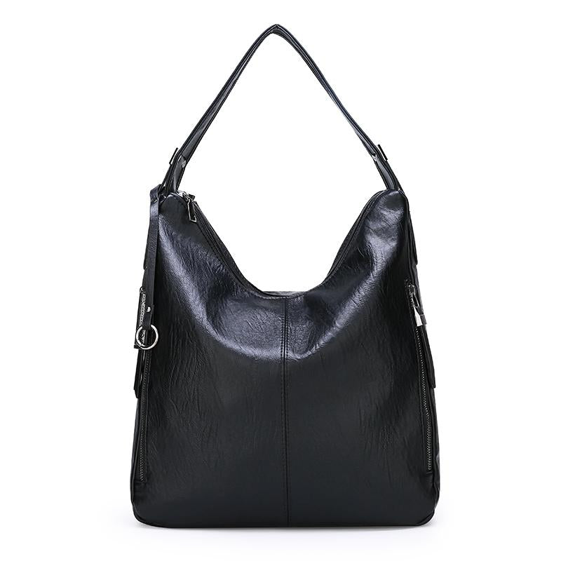 High Quality Soft Leather Shoulder Bag for young ladies, featuring a stylish design and spacious interior, made from durable PU leather.