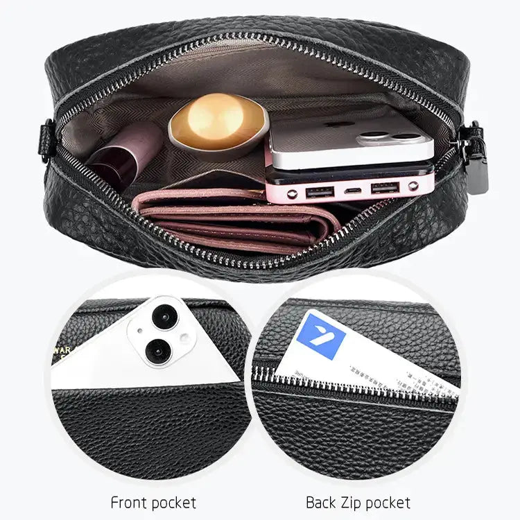 Rhombus Embroidered Fashion Shoulder Bag showcasing intricate embroidery and high-quality leather material.