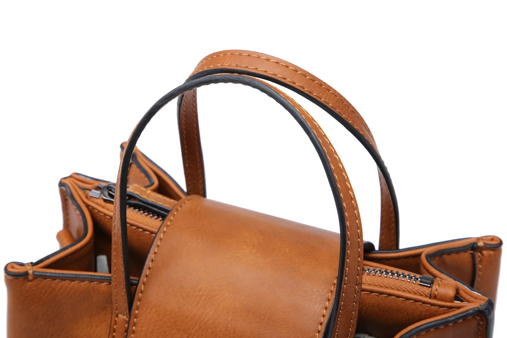 Women Crossbody Tote Bag with triple compartments, adjustable strap, stylish design, perfect for daily use.