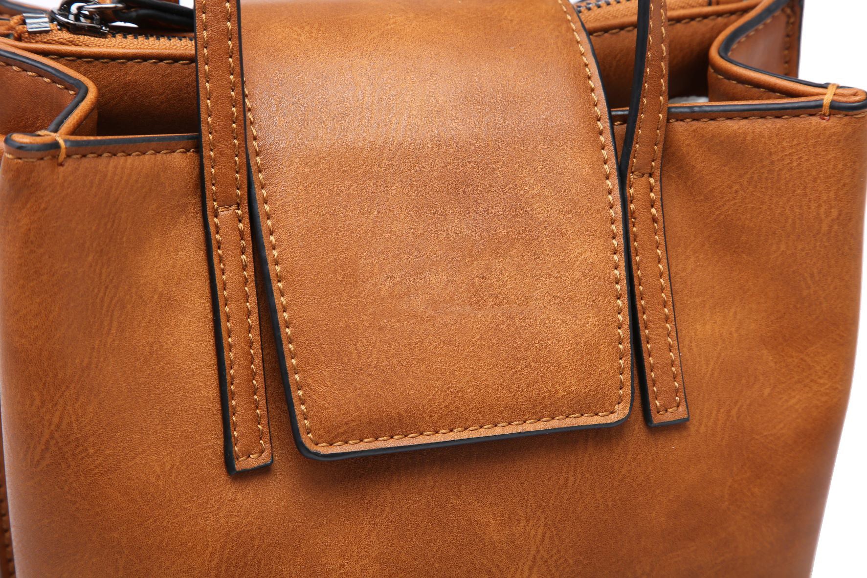 Women Crossbody Tote Bag with triple compartments, adjustable strap, stylish design, perfect for daily use.