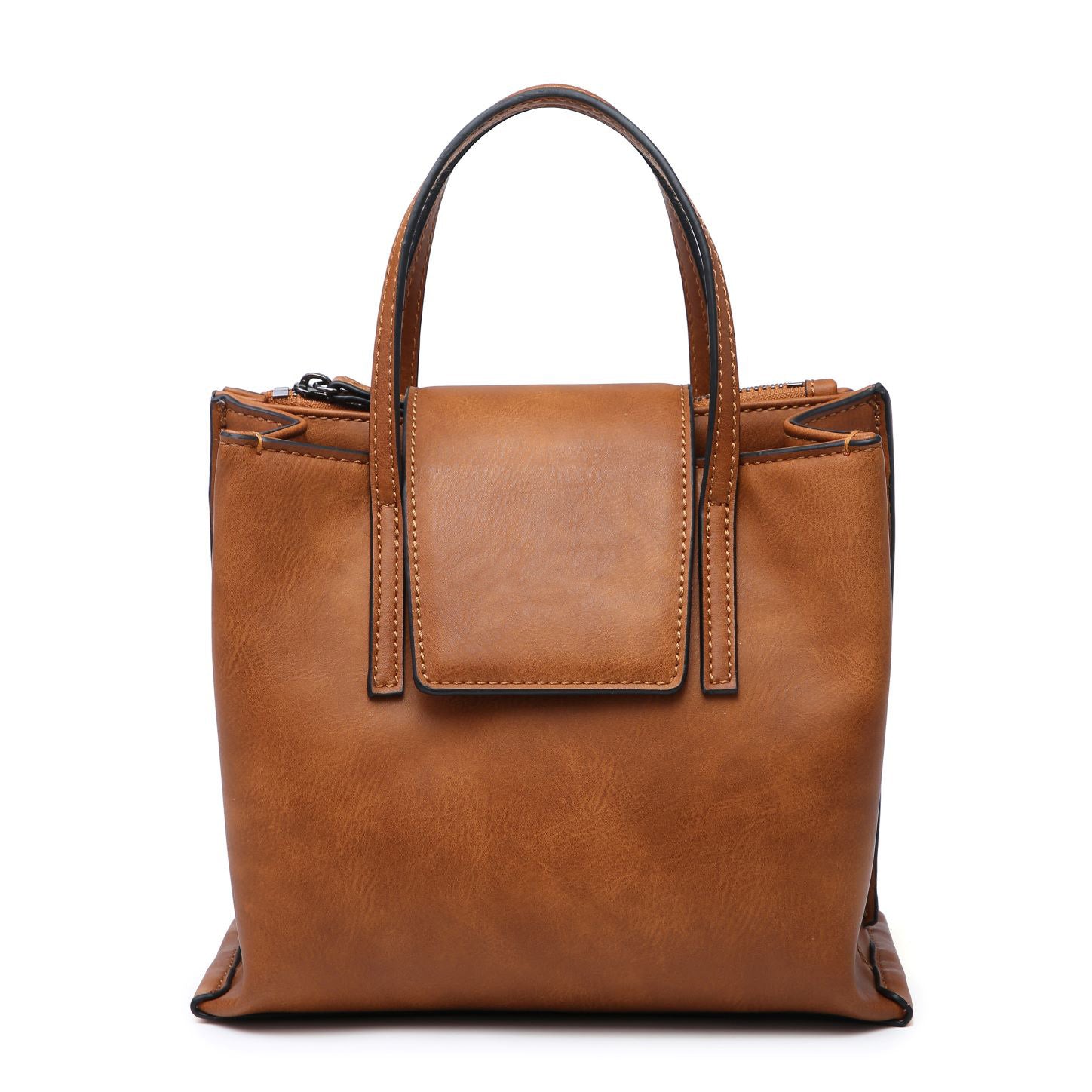 Women Crossbody Tote Bag with triple compartments, adjustable strap, stylish design, perfect for daily use.