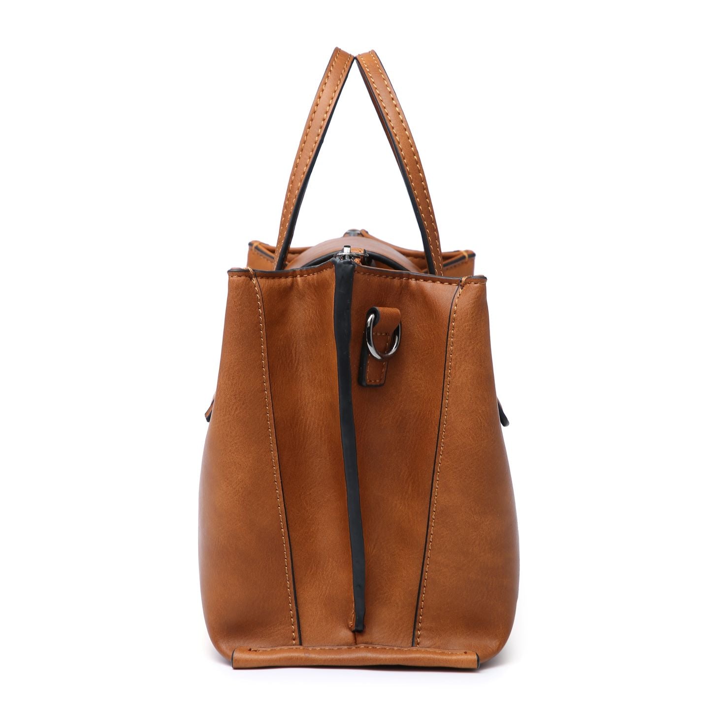 Women Crossbody Tote Bag with triple compartments, adjustable strap, stylish design, perfect for daily use.