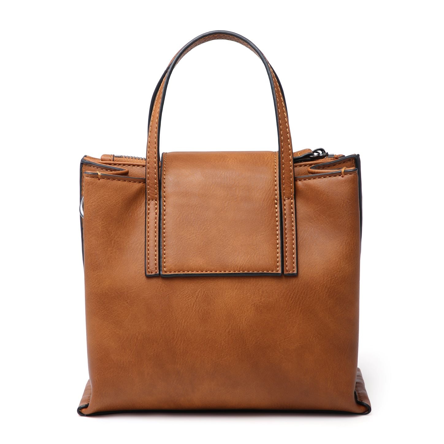 Women Crossbody Tote Bag with triple compartments, adjustable strap, stylish design, perfect for daily use.