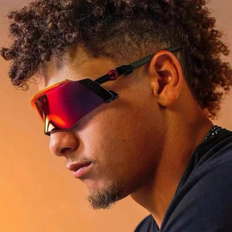 TOYEARN Back to the Future Sunglasses featuring a vintage Italian design with UV400 protection, suitable for various face shapes.