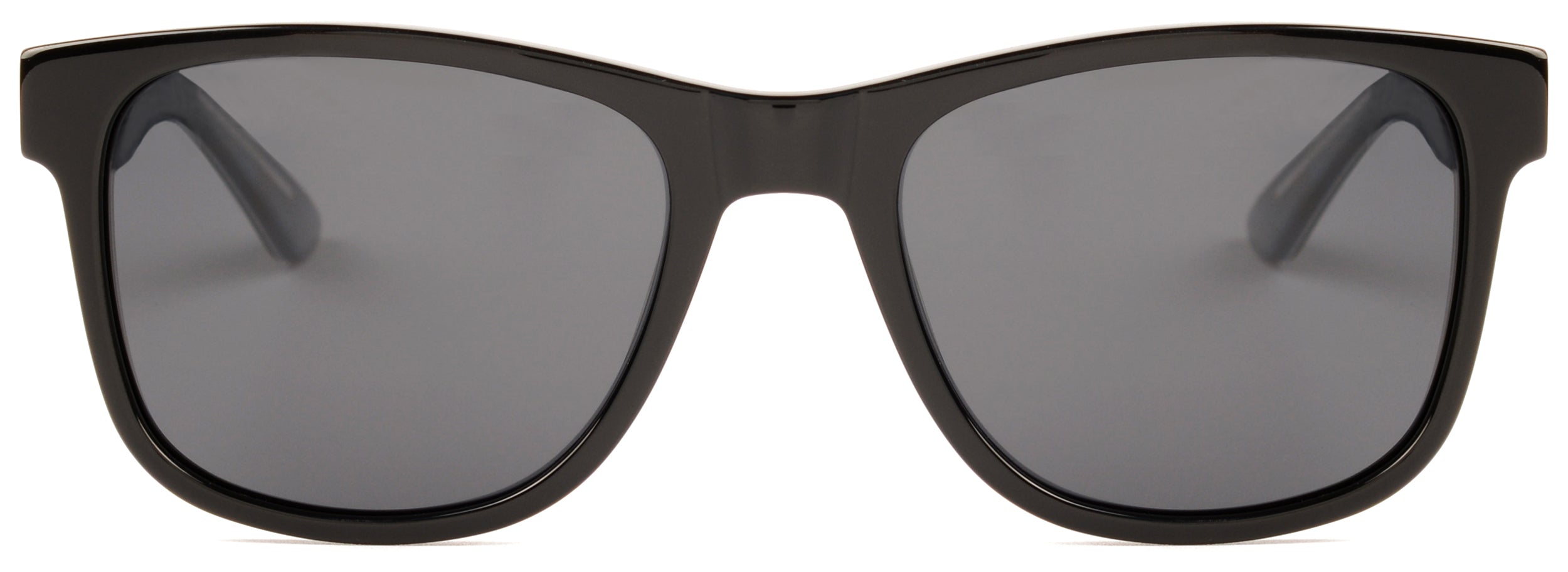 Charlie Acetate & Wood Sunglasses featuring a classic design with brown, tortoise, and transparent grey frames and natural wood arms.