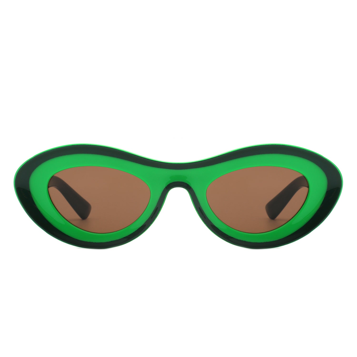 Cygnus Oval Retro Vintage Inspired Round Tinted Fashion Sunglasses with a stylish oval frame and tinted lenses.