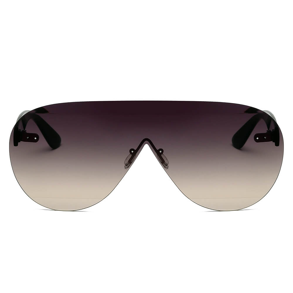 DESTIN Women Oversized Aviator Fashion Sunglasses with large lenses and stylish frame, perfect for sun protection.