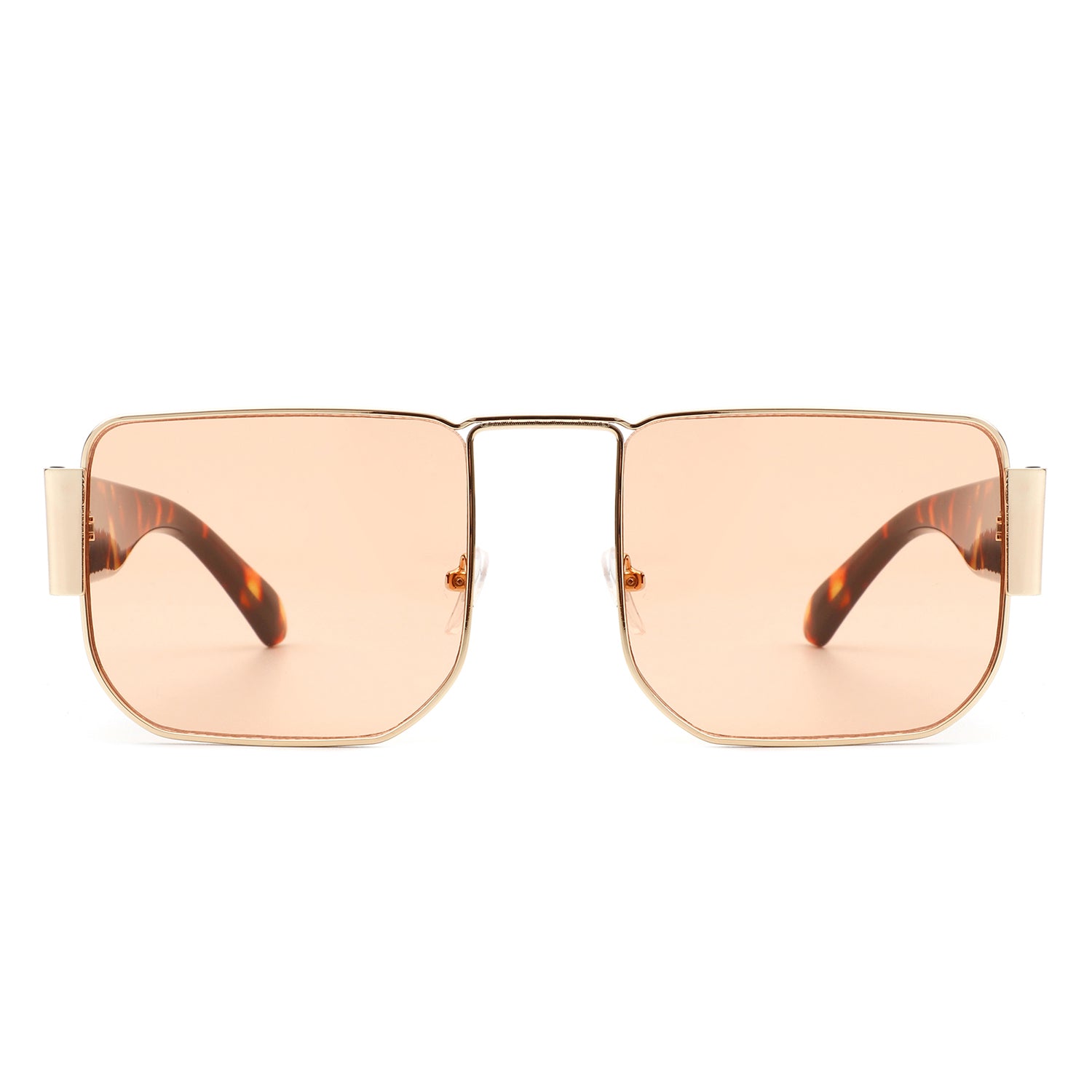 Diamonde Square Retro Flat Top Tinted Vintage Fashion Sunglasses with a stylish design and UV protection.