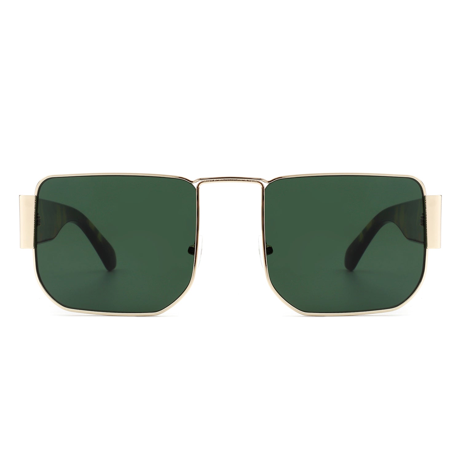 Diamonde Square Retro Flat Top Tinted Vintage Fashion Sunglasses with a stylish design and UV protection.
