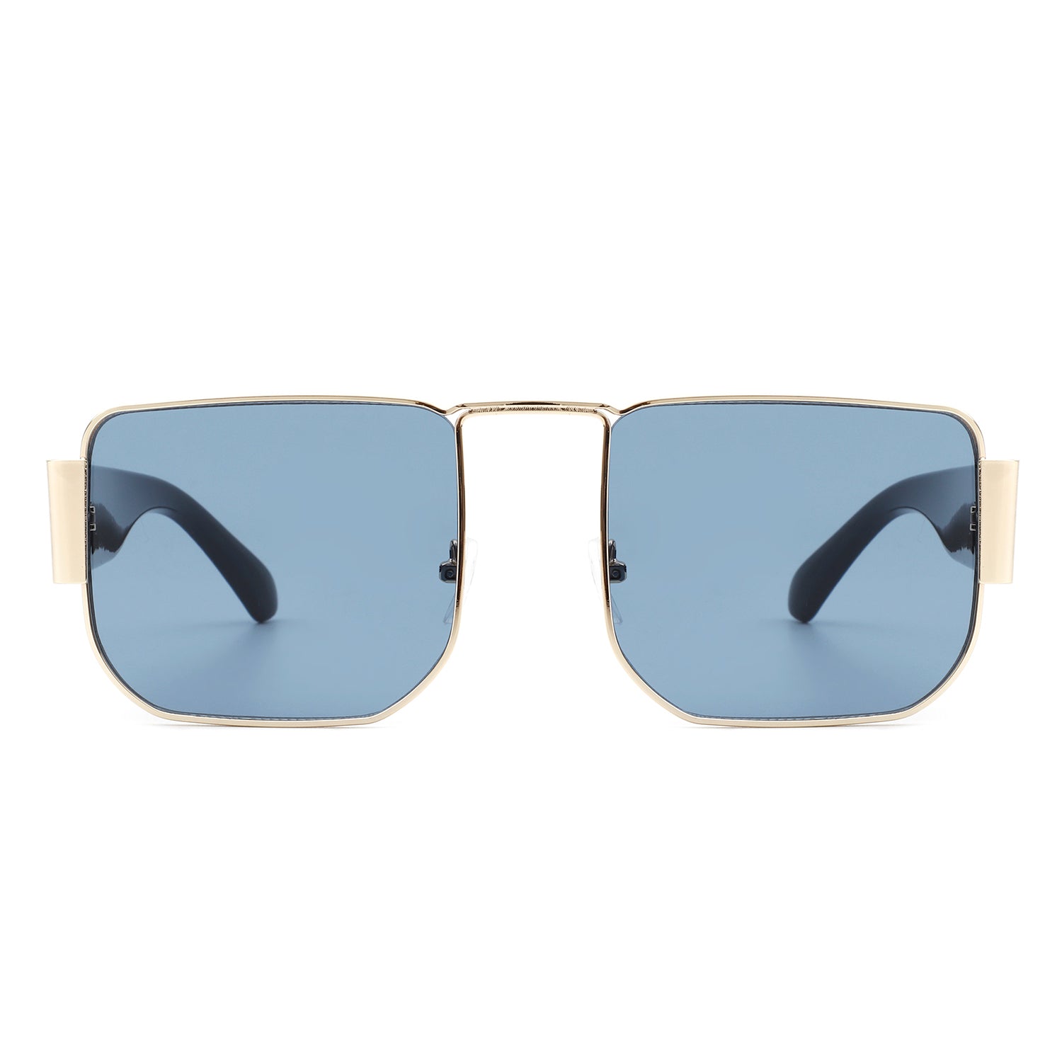 Diamonde Square Retro Flat Top Tinted Vintage Fashion Sunglasses with a stylish design and UV protection.