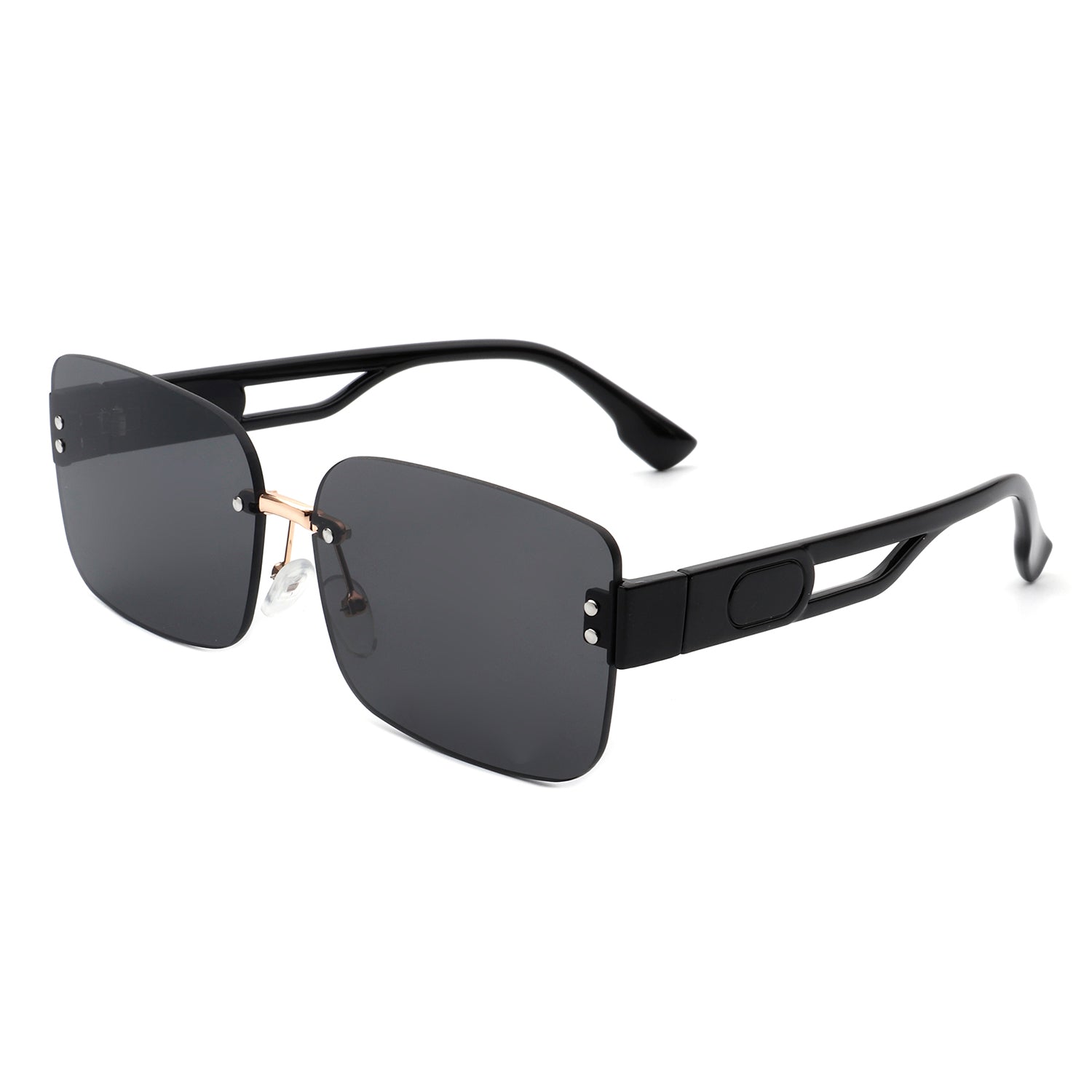 Dreamsea Rectangle Classic Rimless Square Retro Tinted Fashion sunglasses with a stylish design and tinted lenses, perfect for sun protection.