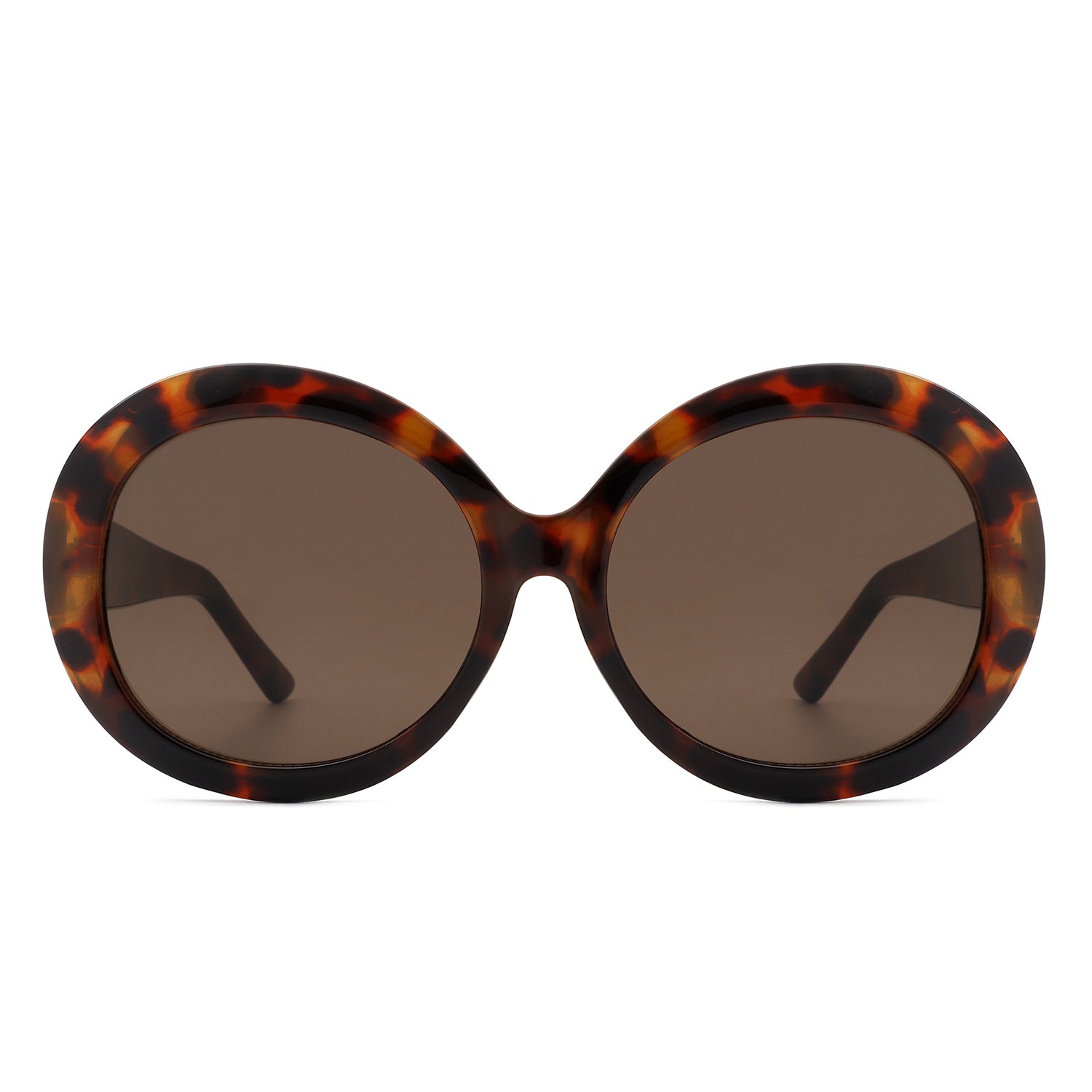 Dreamsky Women Oversize Retro Circle Sunglasses featuring a large round design with a plastic frame and PC lenses, perfect for stylish sun protection.