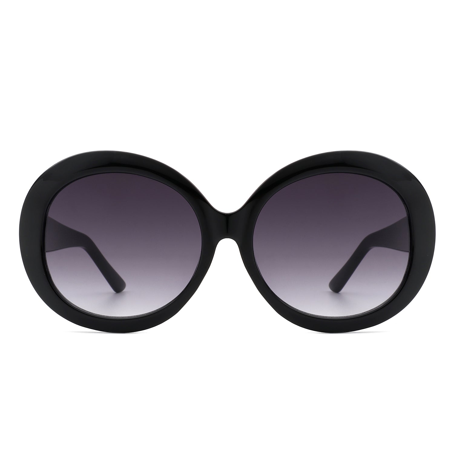 Dreamsky Women Oversize Retro Circle Sunglasses featuring a large round design with a plastic frame and PC lenses, perfect for stylish sun protection.